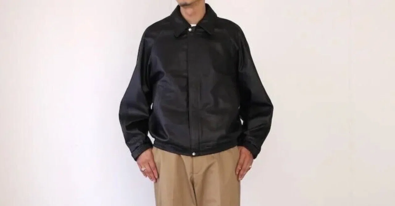 無骨と端正、その均衡。LEATHER BLOUSON BLACK。」｜THIRTY' THIRTY'