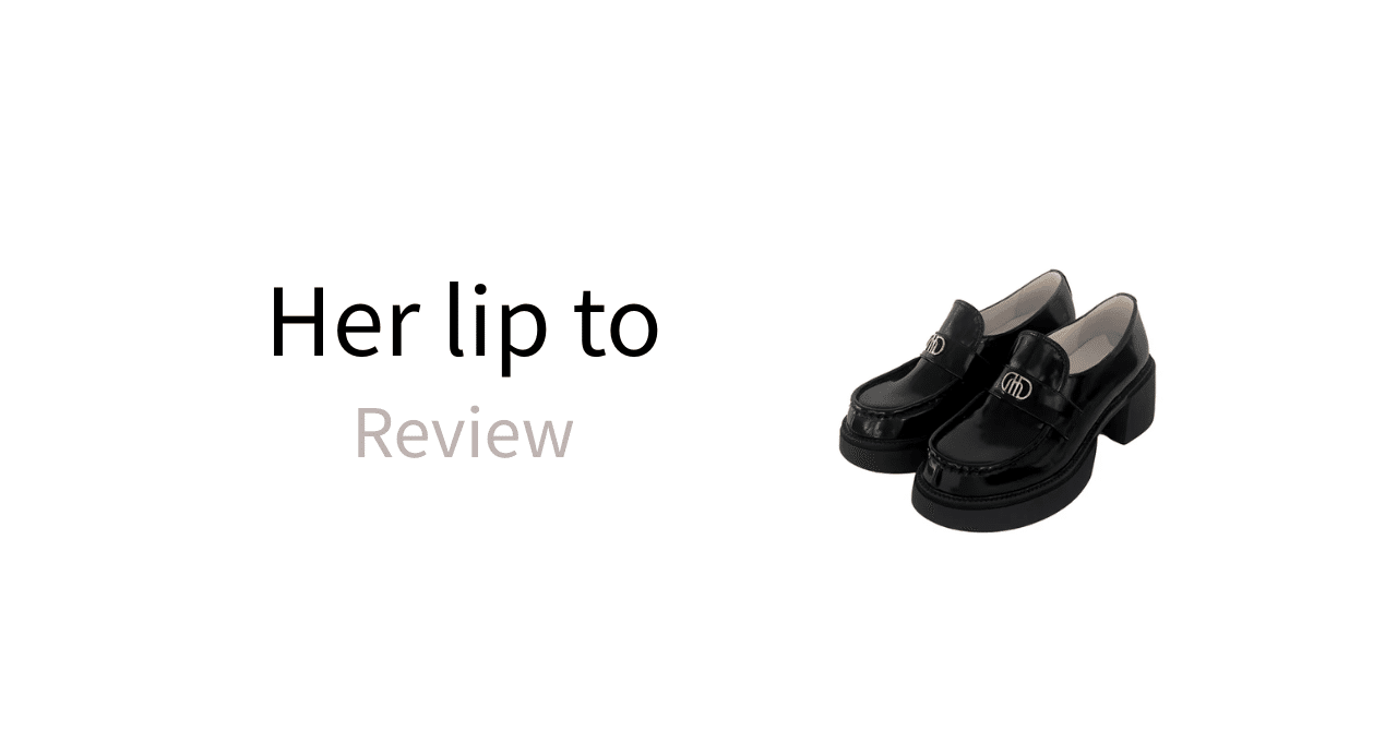 靴 Herlipto Trois Logo Loafers 新色】Trois Logo Loafers