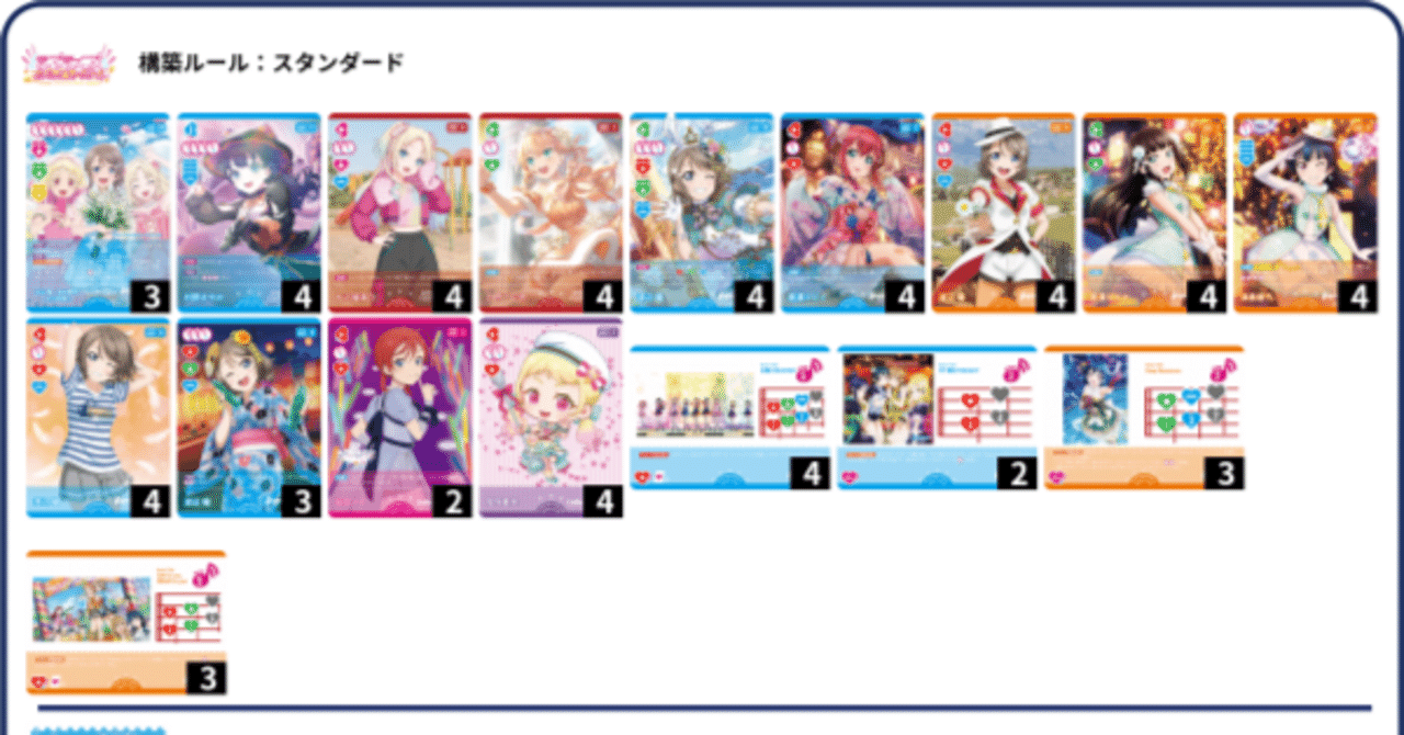 ラブカ】ディレゾ型Aqours三神 デッキ紹介｜ゴンズ様