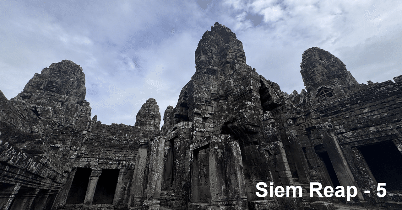 🇰🇭 シェムリアップ#5】バイヨン寺院はクメールの微笑みで溢れていた