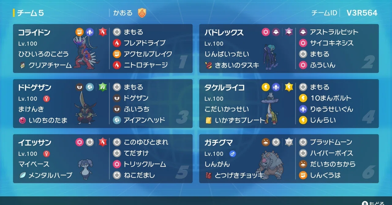 [Pokemon WCS 2025 Team Report] Calyrex-Shadow Koraidon Kingambit｜かおる ...