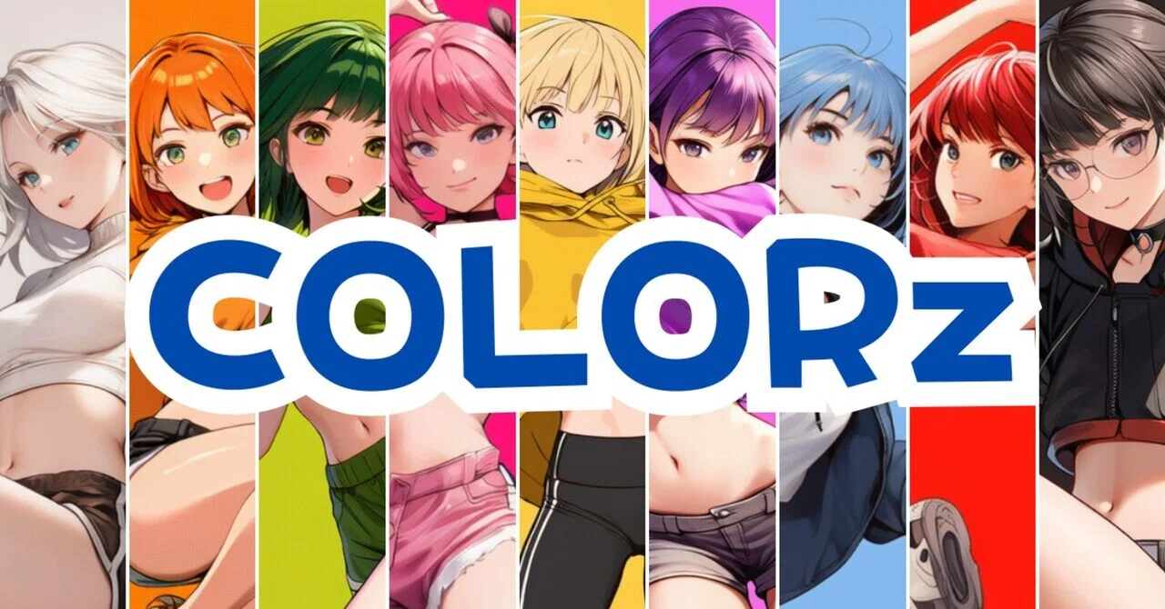 イラスト - COLORz (9色)｜えもらば