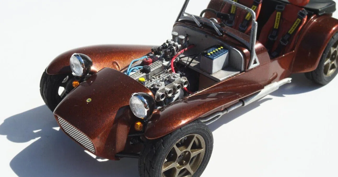 プラモデル完成｜タミヤ｜1/24｜ロータススーパーセブン｜パキラ