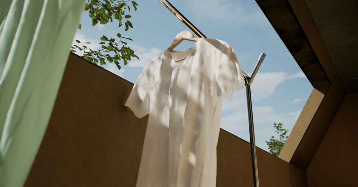 UE5 Chaos Clothで建築Vizに「生活の気配」をプラスする｜shinya