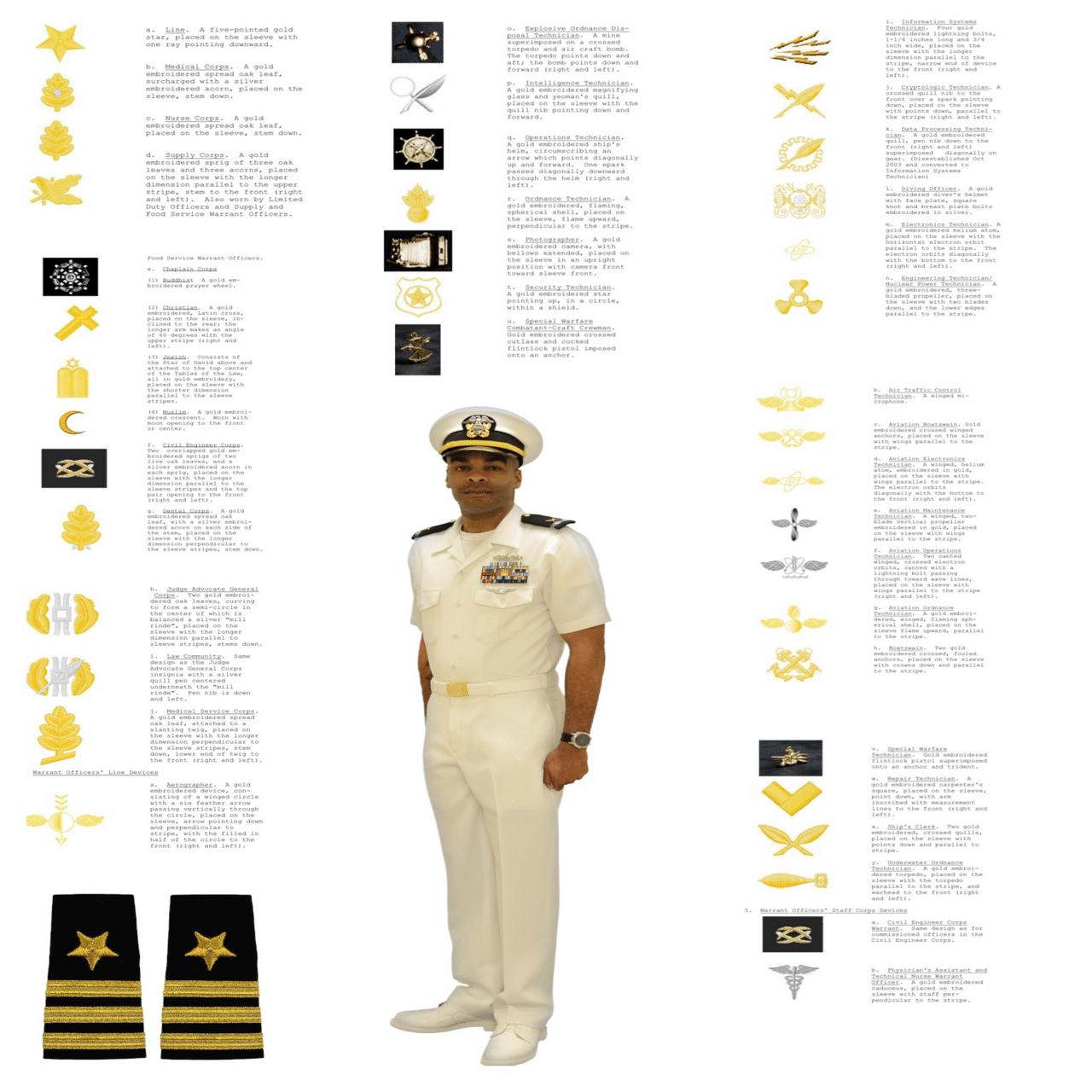 アメリカ海軍 ［USNAVY］ホワイトドレス/将校用（officer）ショルダー