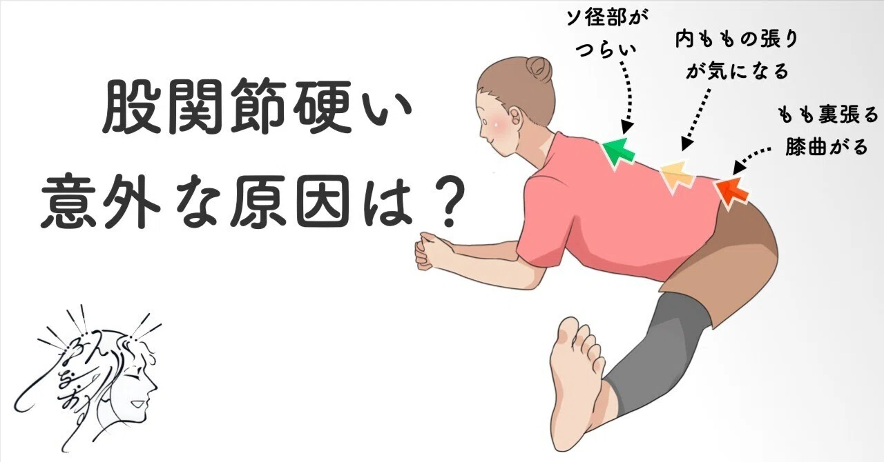 股関節が硬い】意外な原因と柔らかくする2つのセルフケア｜背骨の柔軟