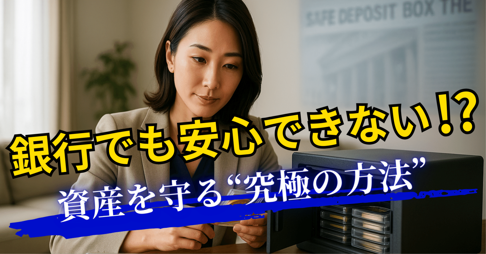 銀行でも安心できない！？資産を守る“究極の方法”｜小川竜一 / Ryuichi Ogawa