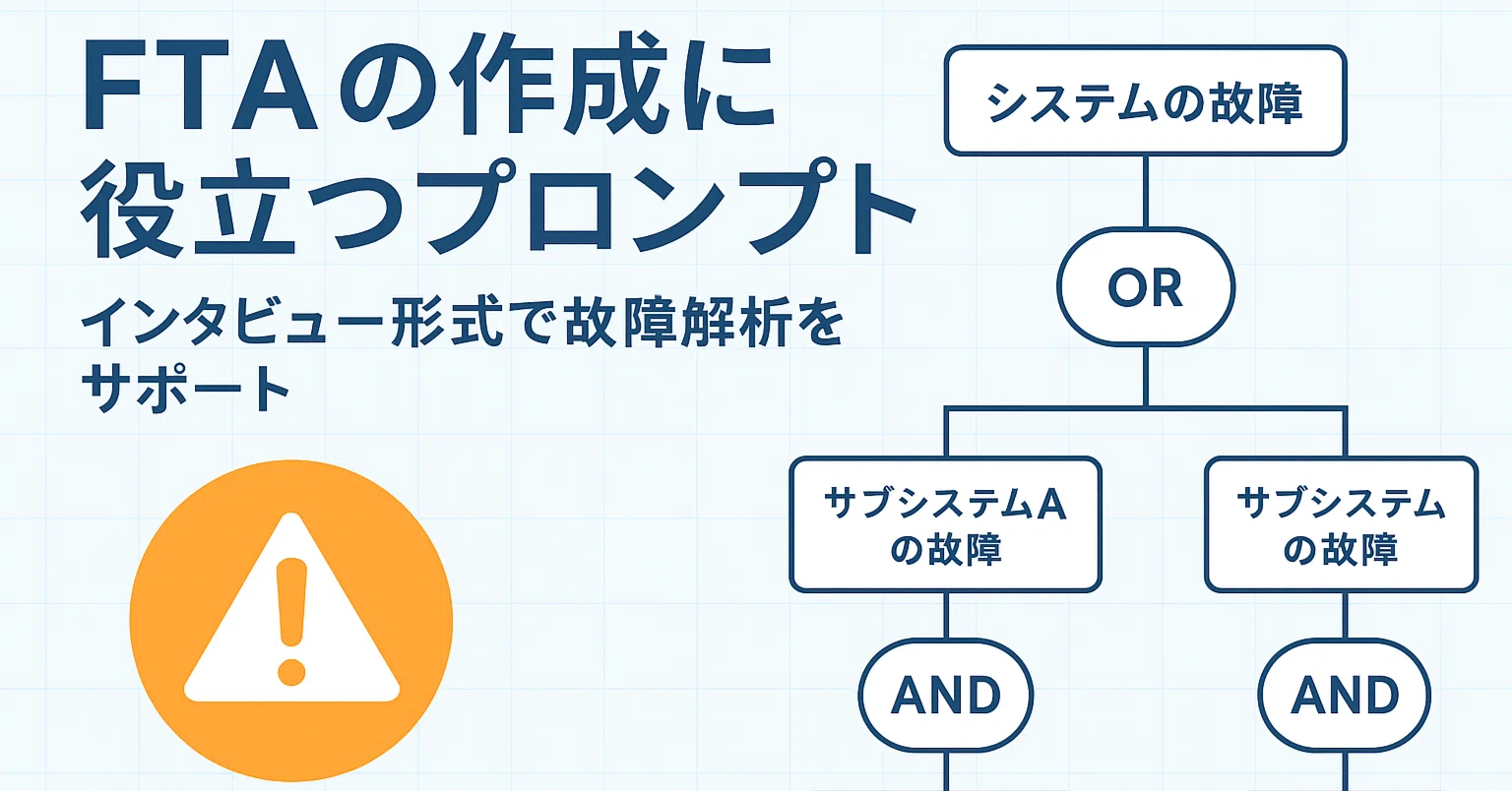 規格準拠のFTAを“質問に答えるだけ”で作るプロンプト｜hirokaji