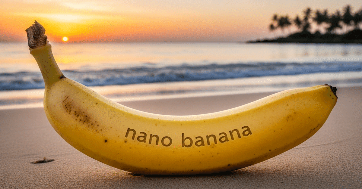 遂にリリース！Googleの最新画像編集モデル、nano bananaを試し
