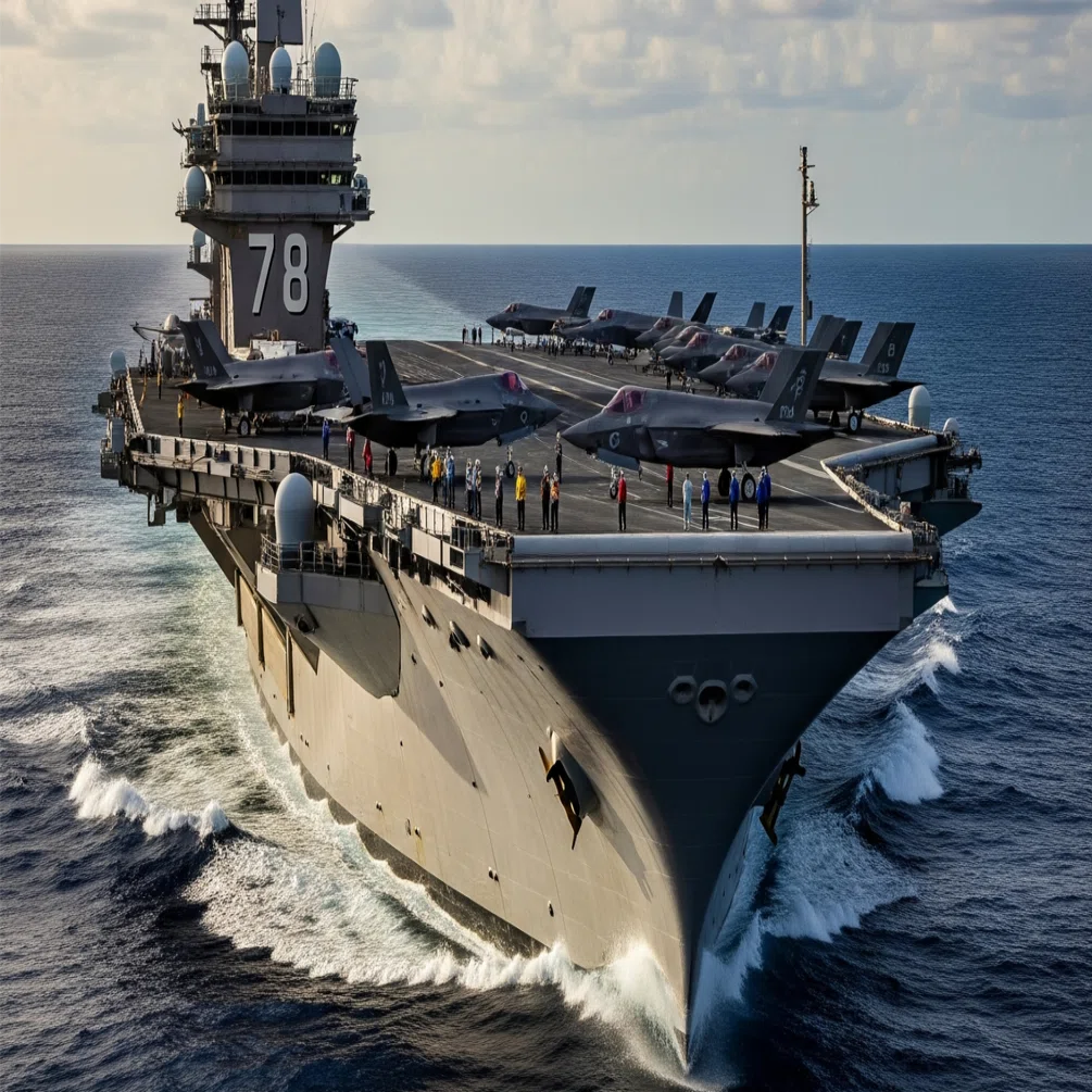 TRUMPETER】USS Gerald R.Ford CVN-78｜積みプラ大好きオヤジ
