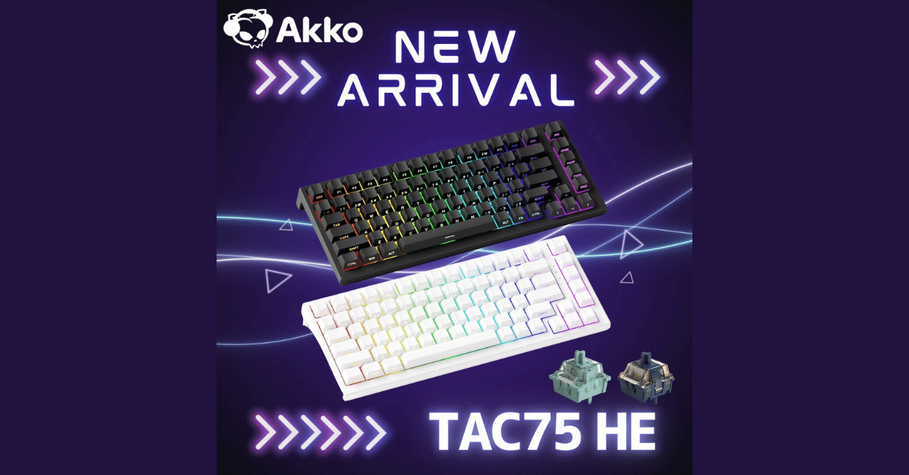 AKKO TAC75 HE ラピッドトリガー キーボード ec-kitcut_538472