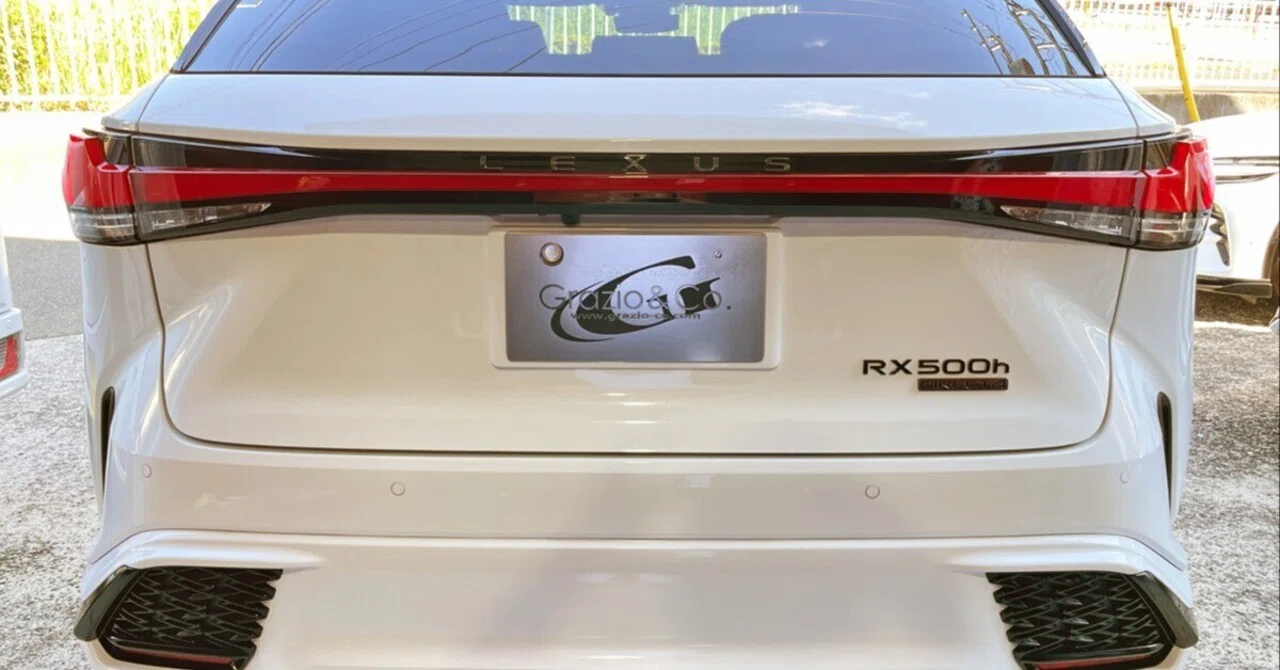 レクサスRX500h「エンブレムデアソベ」♬｜Grazio&Co.社長日記2.0
