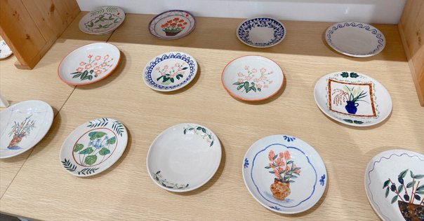 皆川マス　掛け軸　山水画　益子焼　民藝 益子焼 山水画の皆川マス｜ヒロ