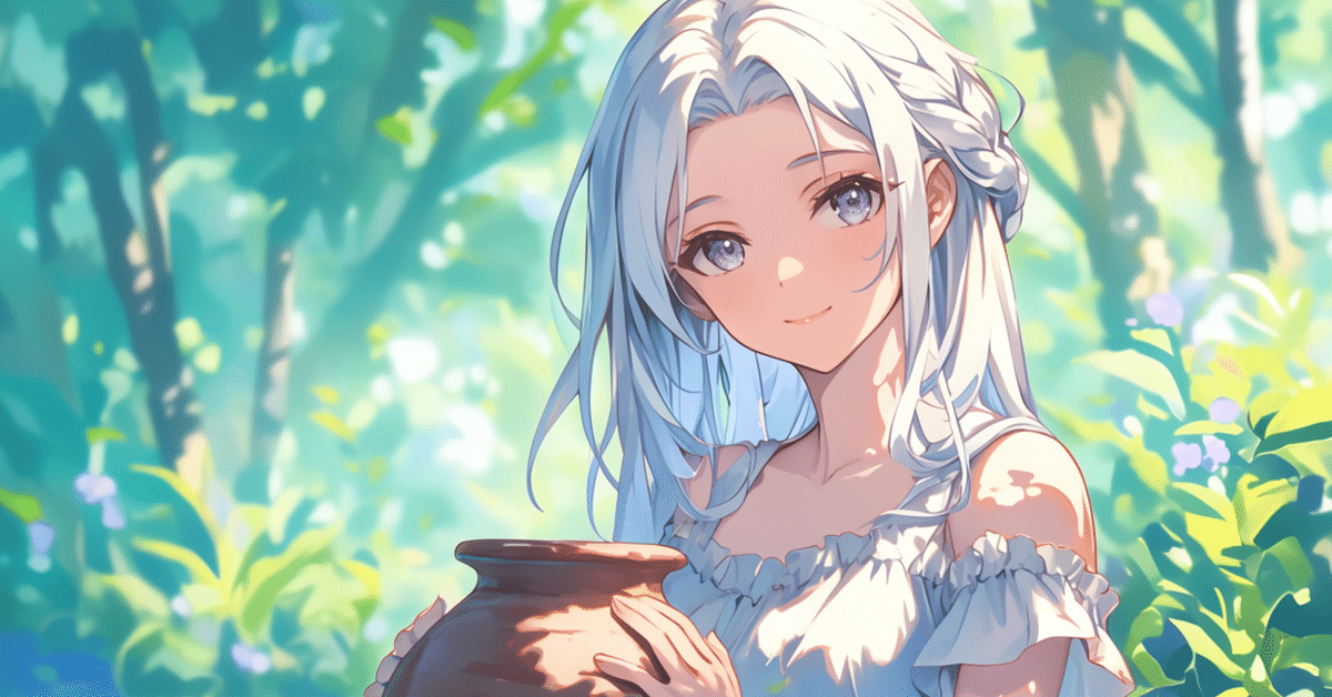 プロンプト無料公開 #006】【12星座の乙女】：清冽なる水瓶座