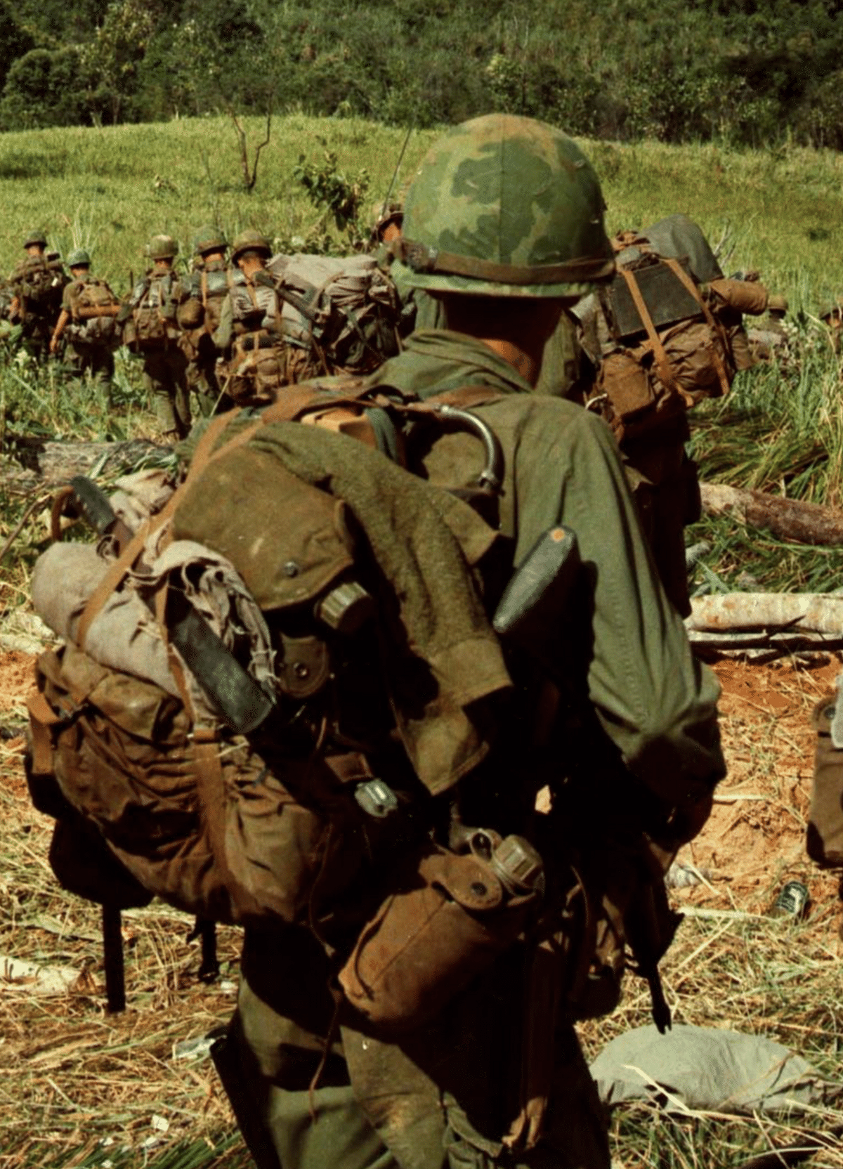 米軍ベトナム戦争/M56/キャンティーンカバー/デッドストック① アメリカ陸軍 M1956 キャンティーン＆カバー・初期型 (実物