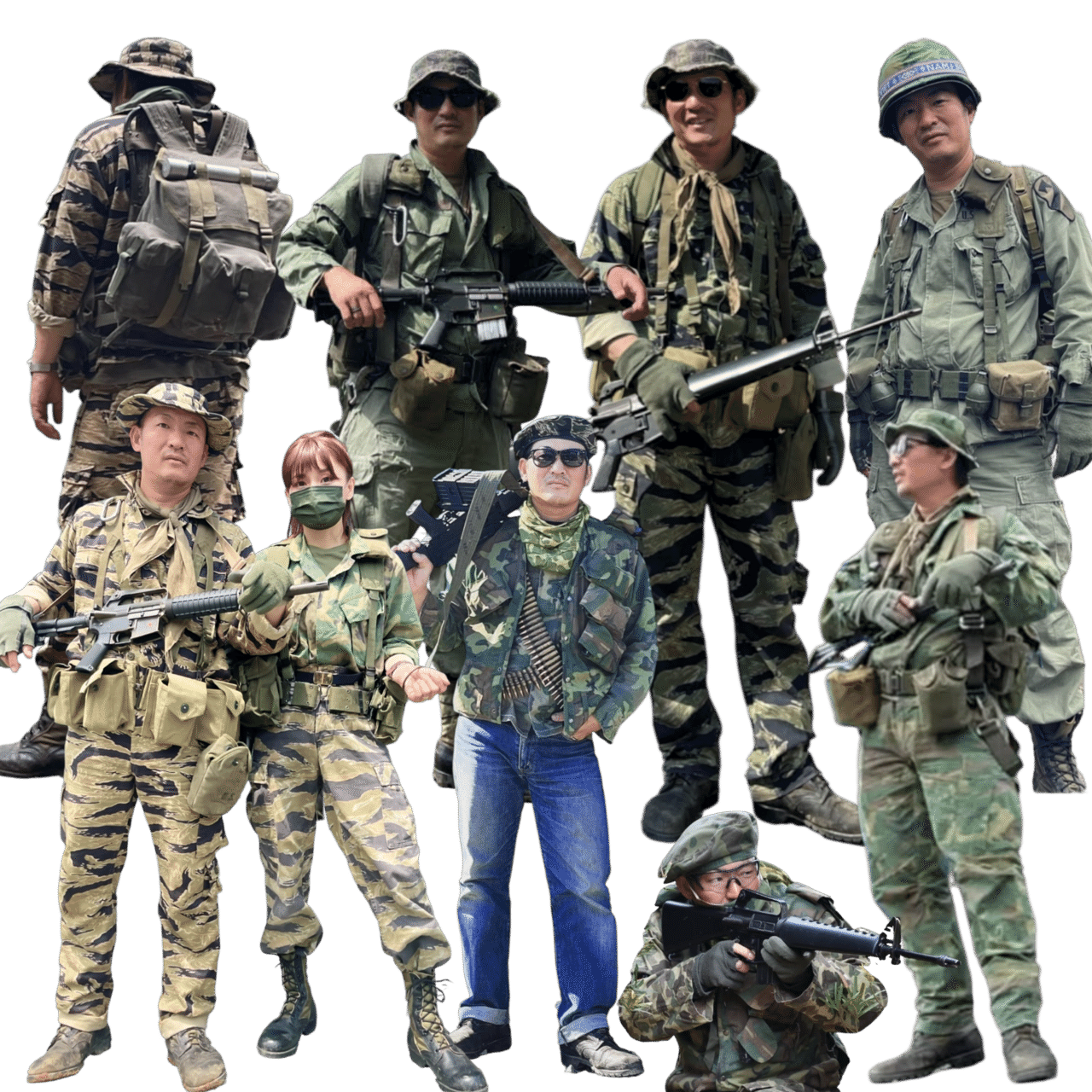 米陸軍ナム戦ナイロン2コートキャンティーンカバー希少品 MILITARY