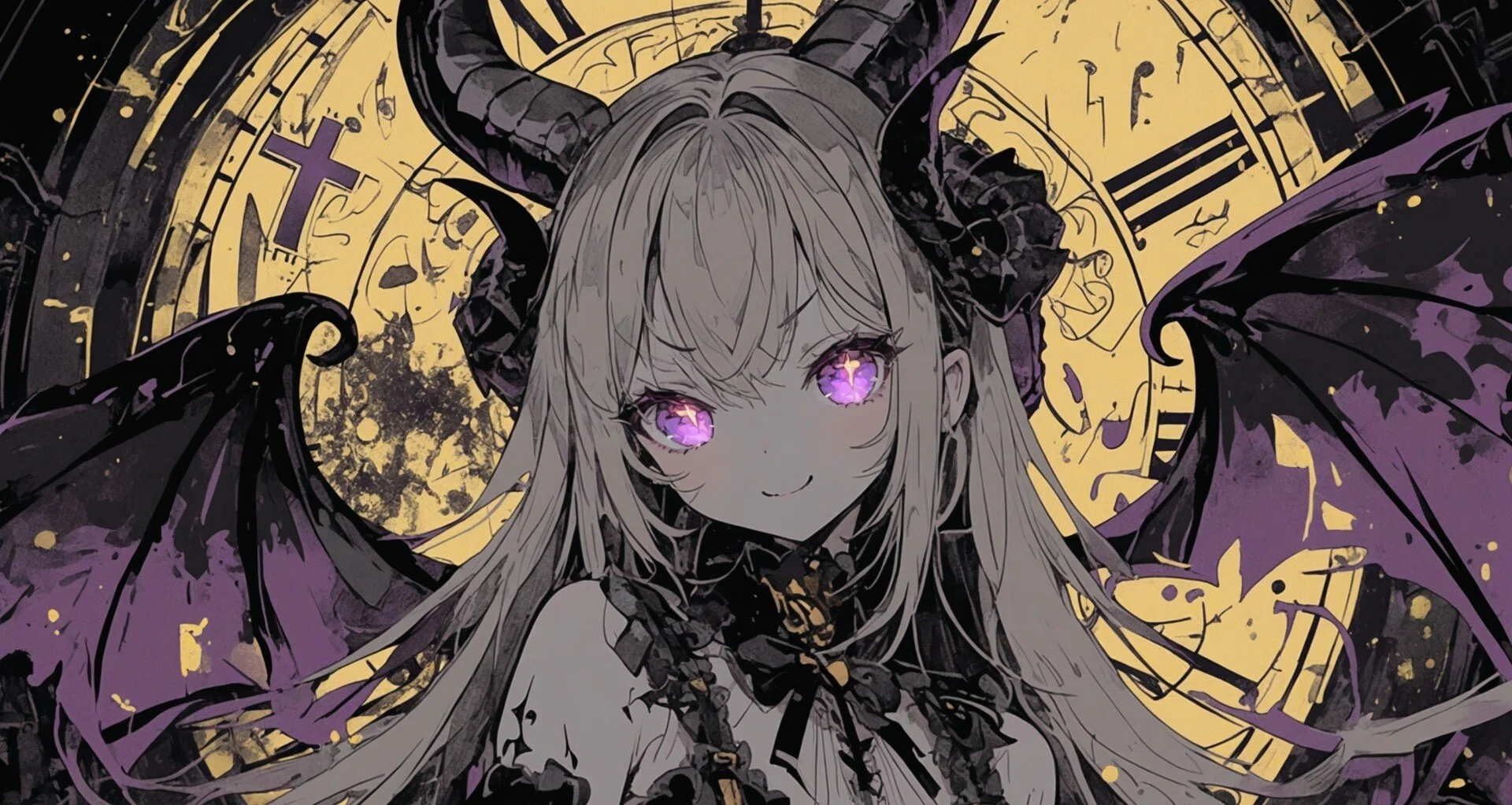 黒紫焔A4プリント AIオリジナルアート 御まとめ 7f58cbc849cff2fe381de1974caf06