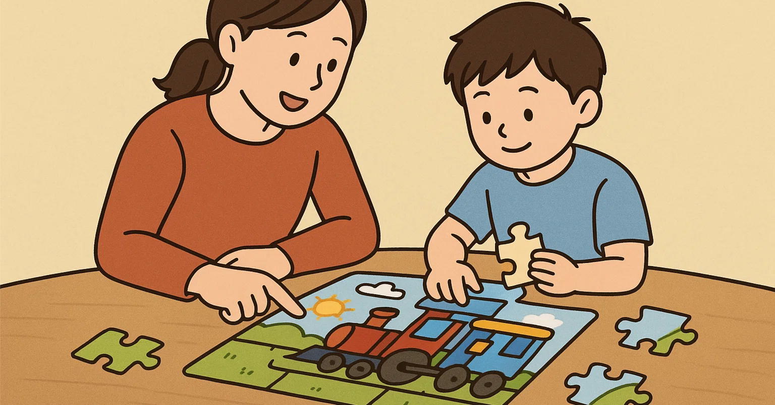 親子でつなぐピース 【思い出のディズニーパズル】｜さんご｜一人でも