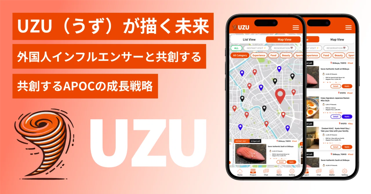 UZU（うず）が描く未来 ― 外国人インフルエンサーと共創するAPOCの成長
