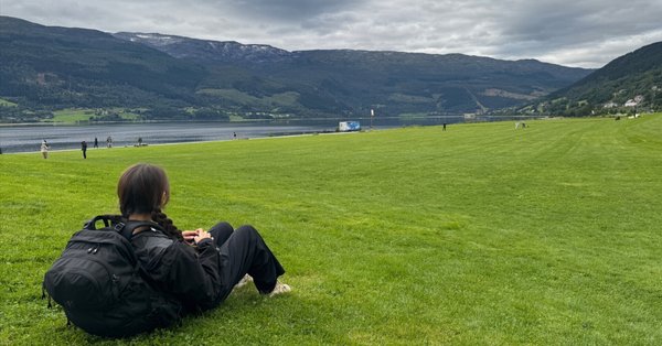 No.41 ドイツ マルシェ袋 パン屋さんの袋 「自転車に乗って」