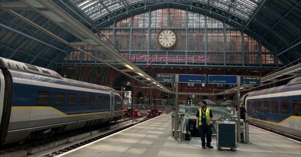 ベルギー・イギリス旅行記】～ロンドン→ブリュッセル ユーロスター移動編～スタンダードプレミアにしてみた｜Miku (本と旅が好きな絵描き)