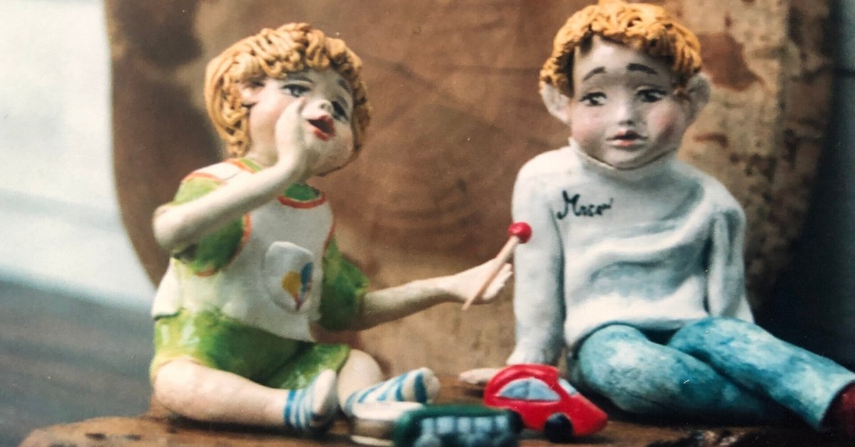 紙粘土に縮緬を貼った創作人形身長35センチ 紙粘土に縮緬を貼った創作人形身長35センチ | 人形
