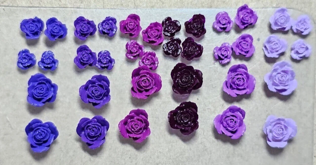 シリコンモールドで薔薇パーツを量産したら｜うきよ?