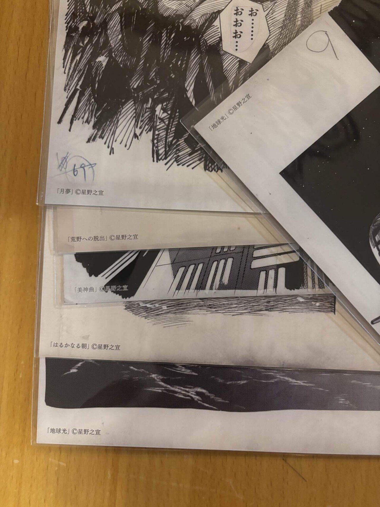 星野之宣 複製原稿6種｜九番街（くばんがい）