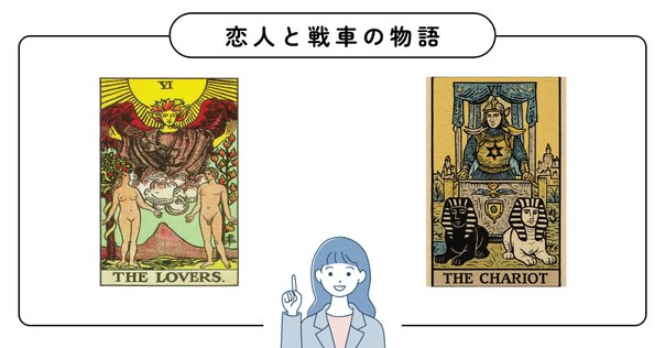 タロットカード【恋人たち｜THE LOVERS.】超ざっくり解説｜ほのか