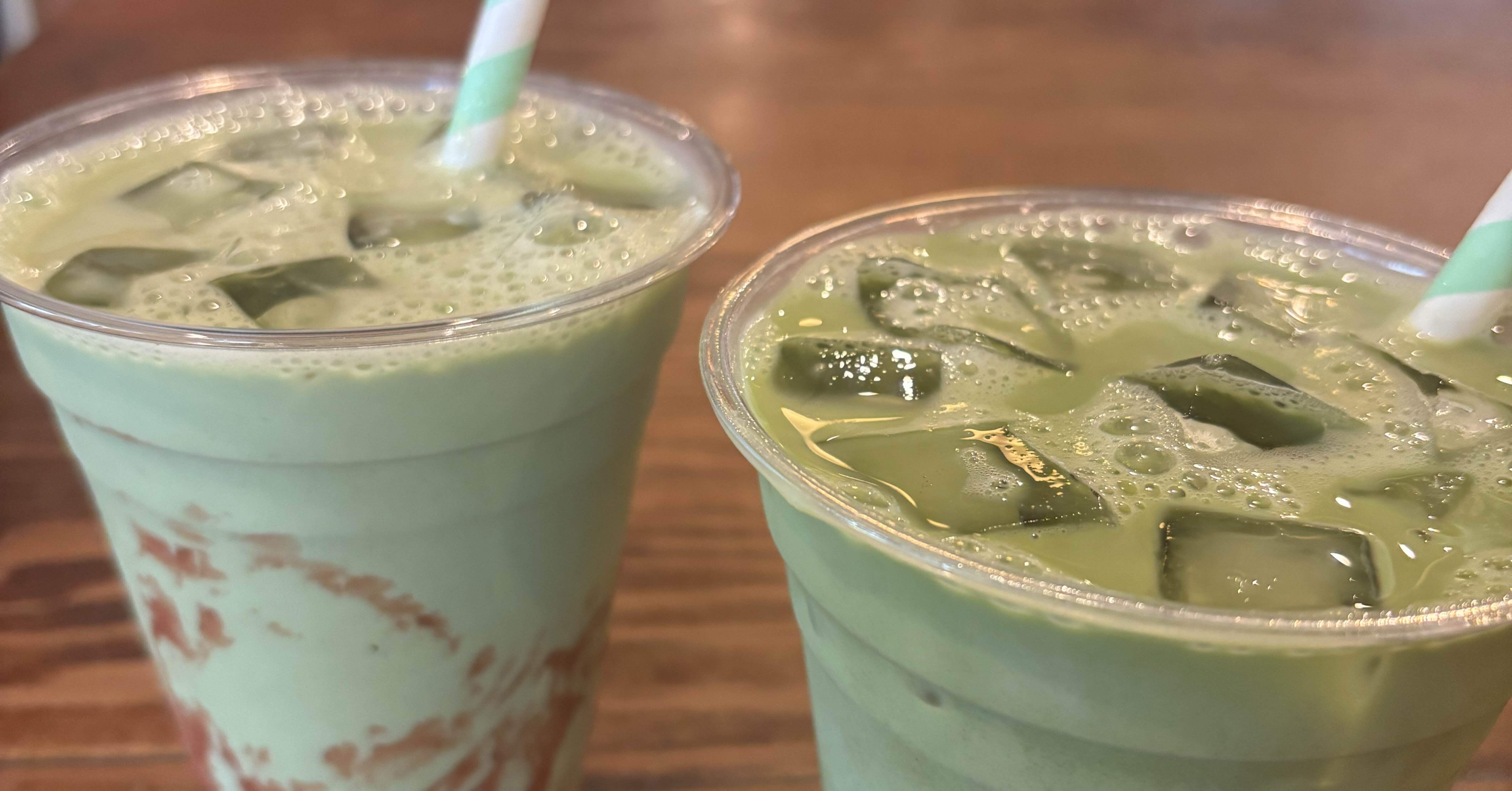 海外大人気】ストロベリー🍓抹茶ラテ🍵🐮｜SABO☆CHAN