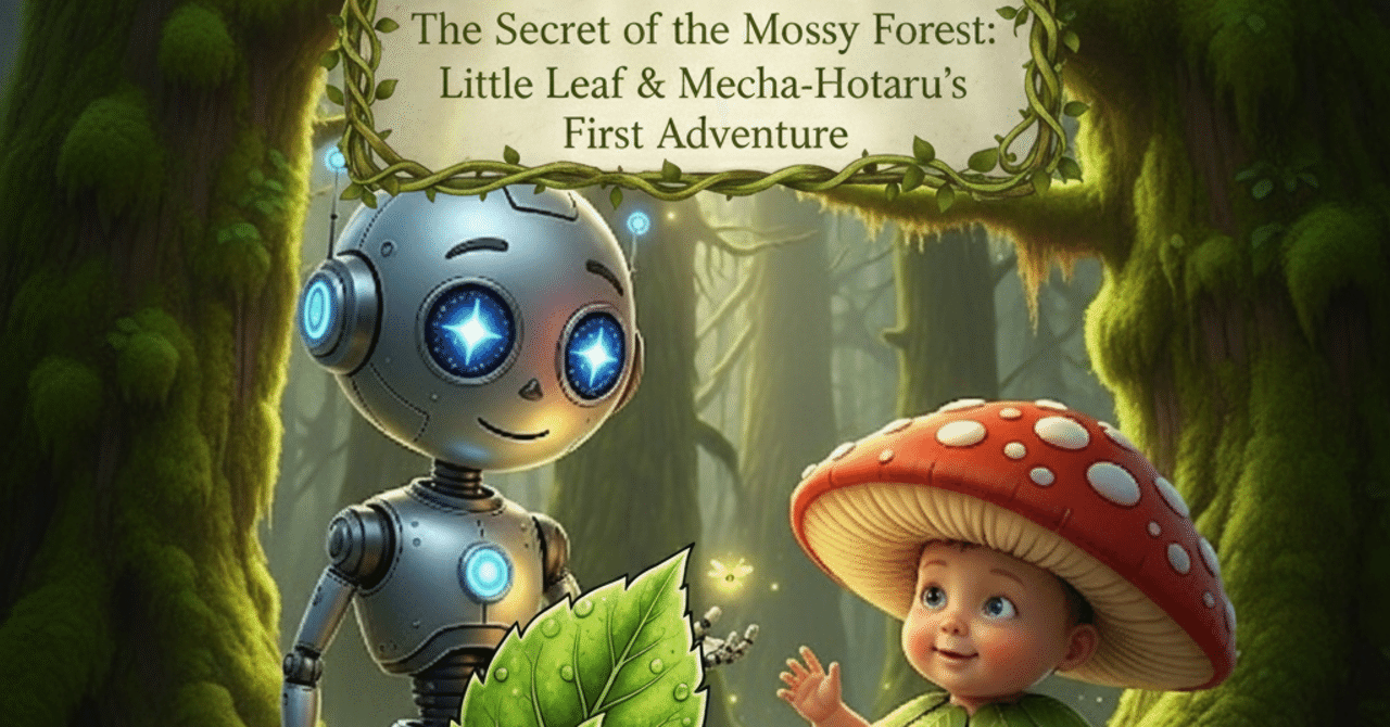 🌱 リトル・リーフとメカ・ホタル、森の奥の秘密 Little Leaf