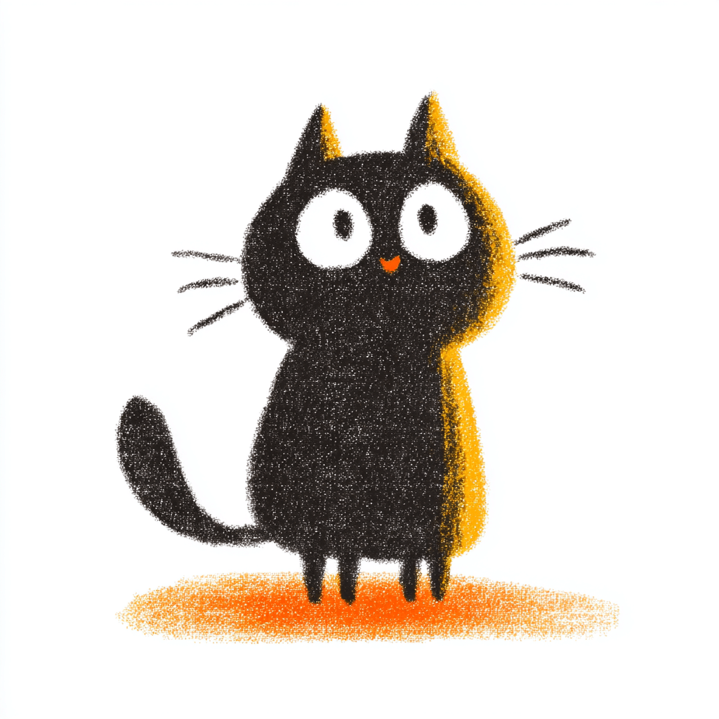 本物に見える猫の描き方とアートライフ, image size:1024x1024