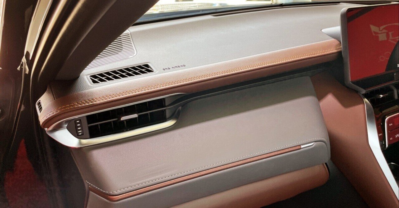 ハリアー80系 レザーエクスクルーシブ ダッシュガーニッシュ