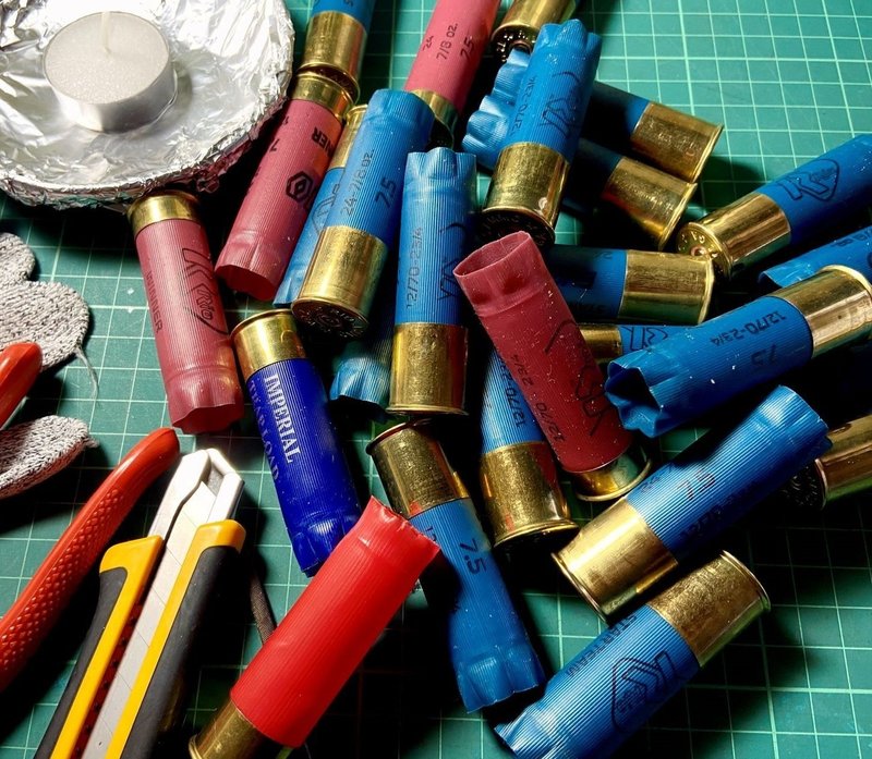 散弾銃の空薬莢でマグネットを作ってみた ひろ子おばあちゃん Note