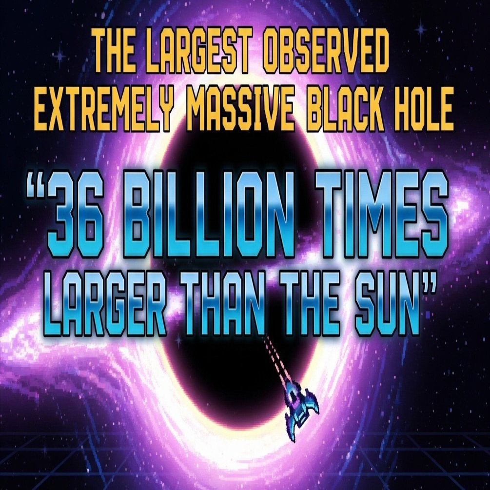 GL巨大ブラックエレスチャル二点合計分 太陽の360億倍の質量！ 史上最大級の超巨大ブラックホールが発見
