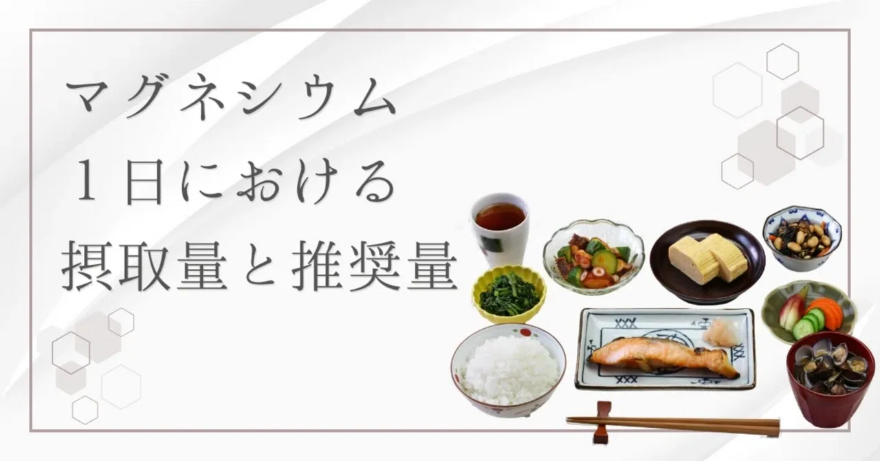 最新｜マグネシウムの1日の「摂取量」と「推奨量」を解説｜過剰摂取は危険？