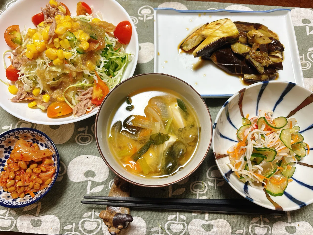 朝食記録】8月最終週です。残暑が厳しい‼️朝ごはん。8月25日（月