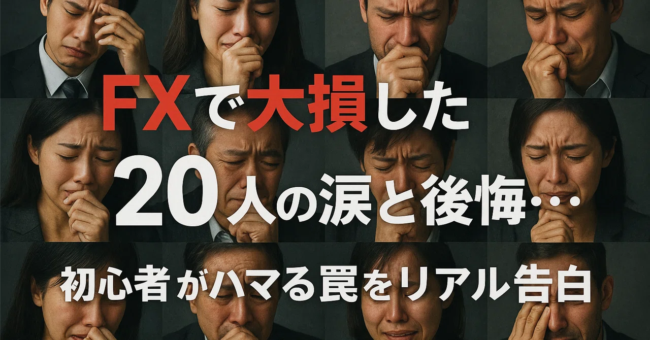 Learning from the Real Voices of 20 People Who Failed at FX: Investment ...