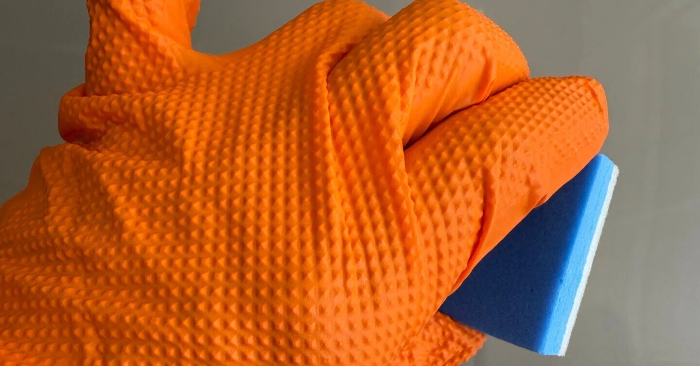 Gloveworks グローブワークス 厚手ニトリルグローブ オレンジ 口コミ
