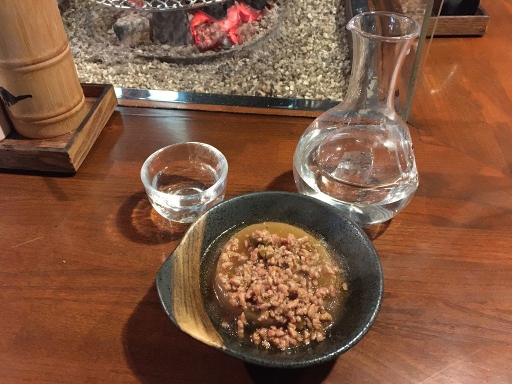 日本酒と大根