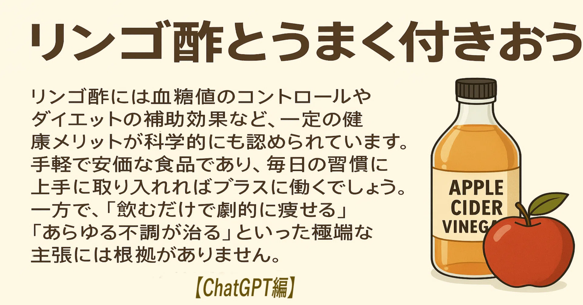 酢は体にいいのか?毎日飲む効果の科学的根拠と胃を守る飲み方