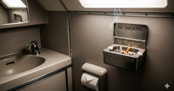 どうして最新鋭の飛行機のトイレに灰皿が付いているのか。｜Rydeen
