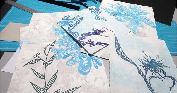 アクリル画 青系の色合い rectangle_large_type_2_273723e