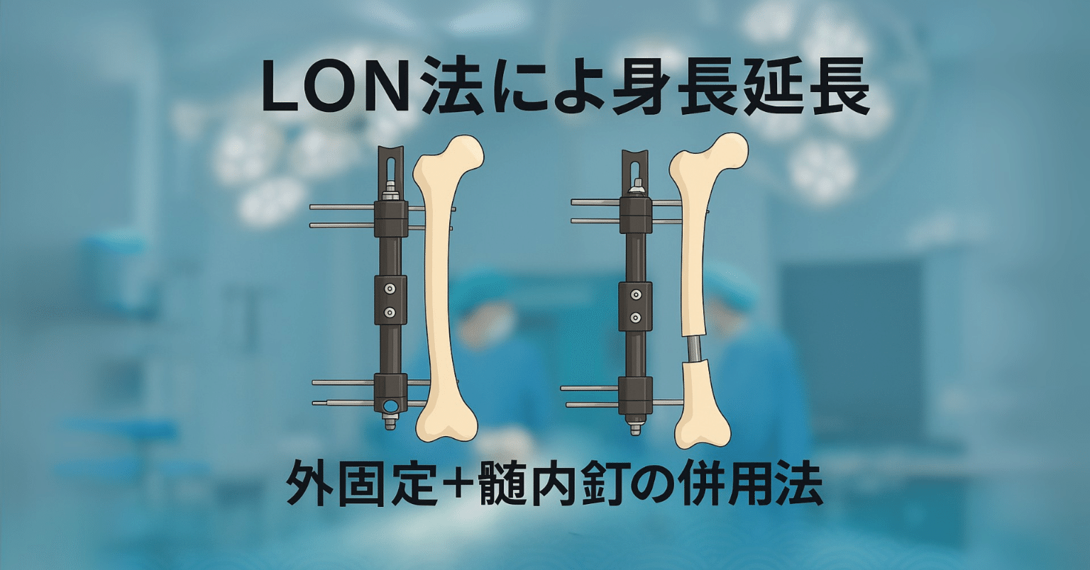 骨延長時のＯ脚修正器具 LON法（ロンほう）｜脚延長クリニック公式｜WannaBeTaller JP