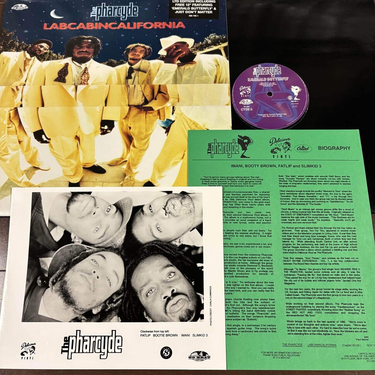 THE PHARCYDE runnin’ (オリジナルプレス) The Pharcyde / Lobcabincalifornia｜HIP HOP JUNKIEEES