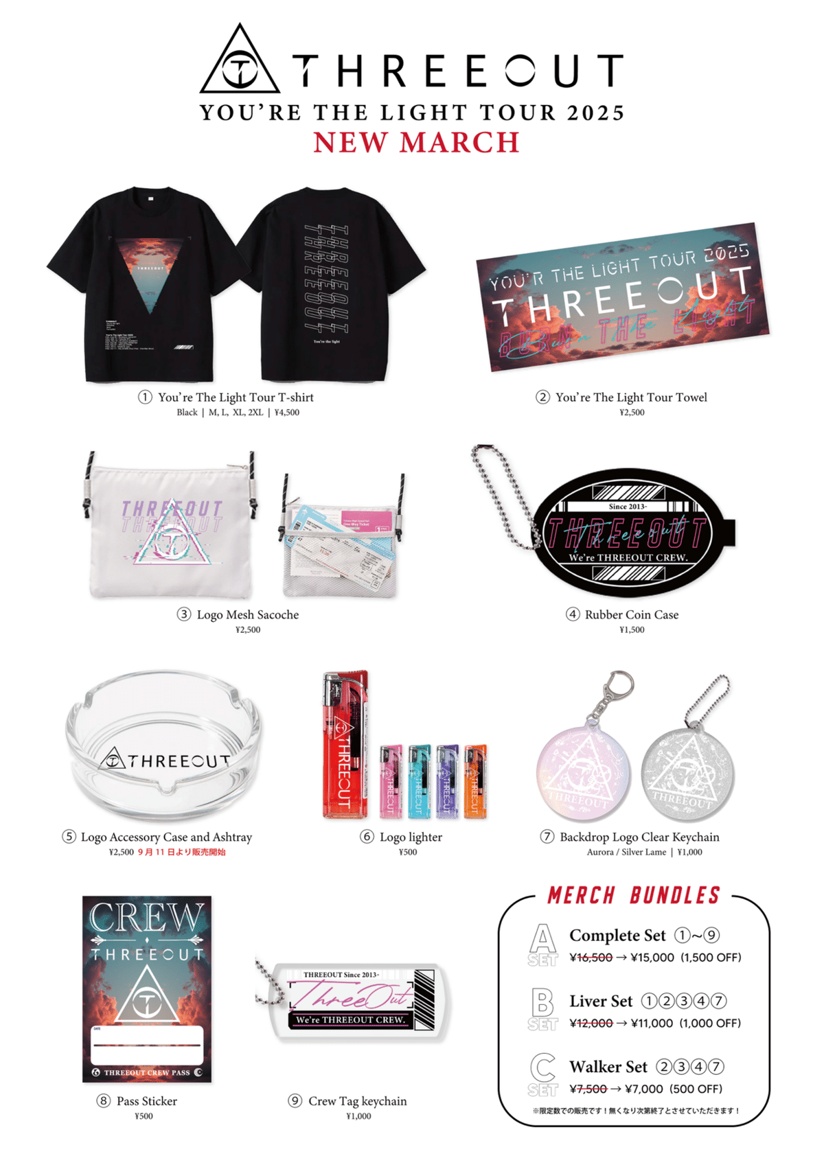 NAOTO グッズセット売り You're The Light Tour グッズ紹介｜Naoto Goto