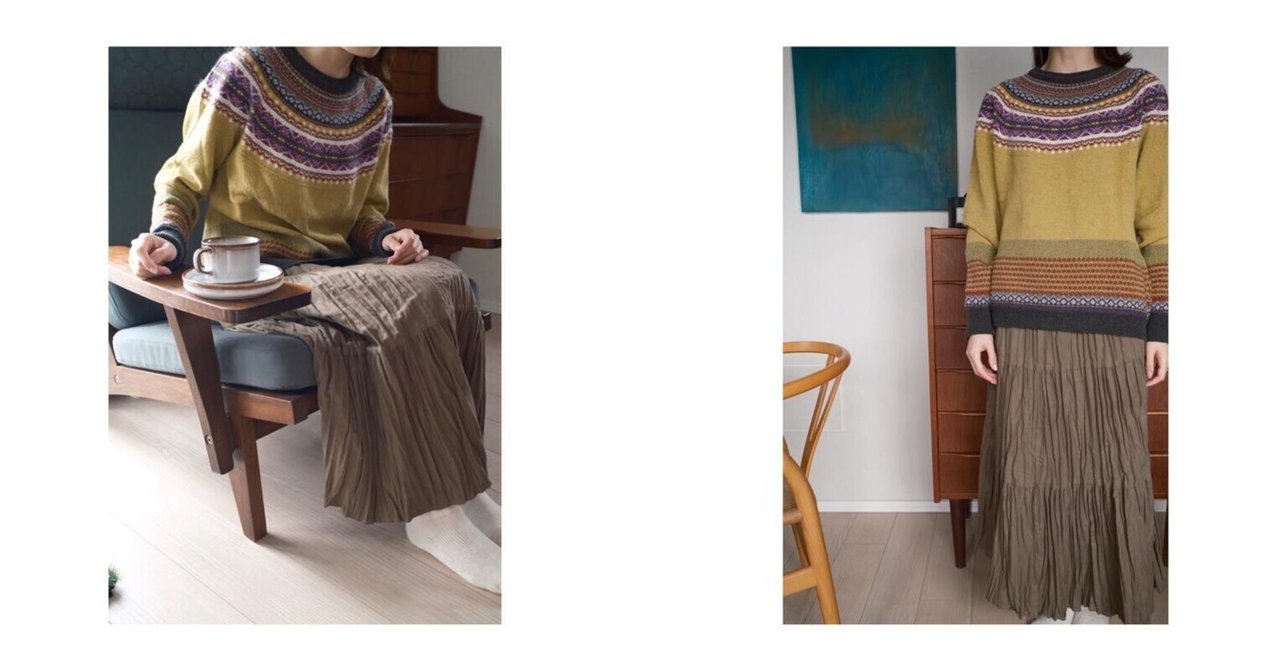 2025AW 新作アイテム紹介: ERIBÉセーター & Rockmountスカート