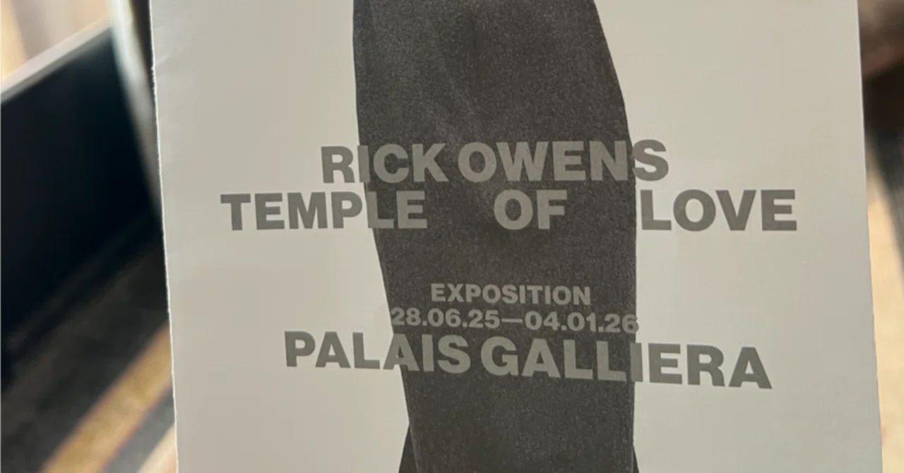 Rick Owens TEMPLE OF LOVE -アートのプロムナード in パリ