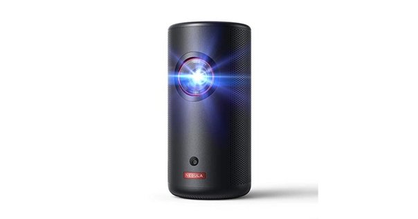 プロジェクター兼スピーカー「Nebula Capsule II」による映画館