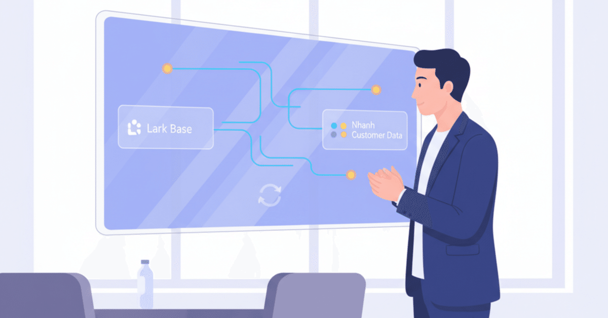 Lark AnyCross テンプレート】Nhanh の顧客データを Lark Base